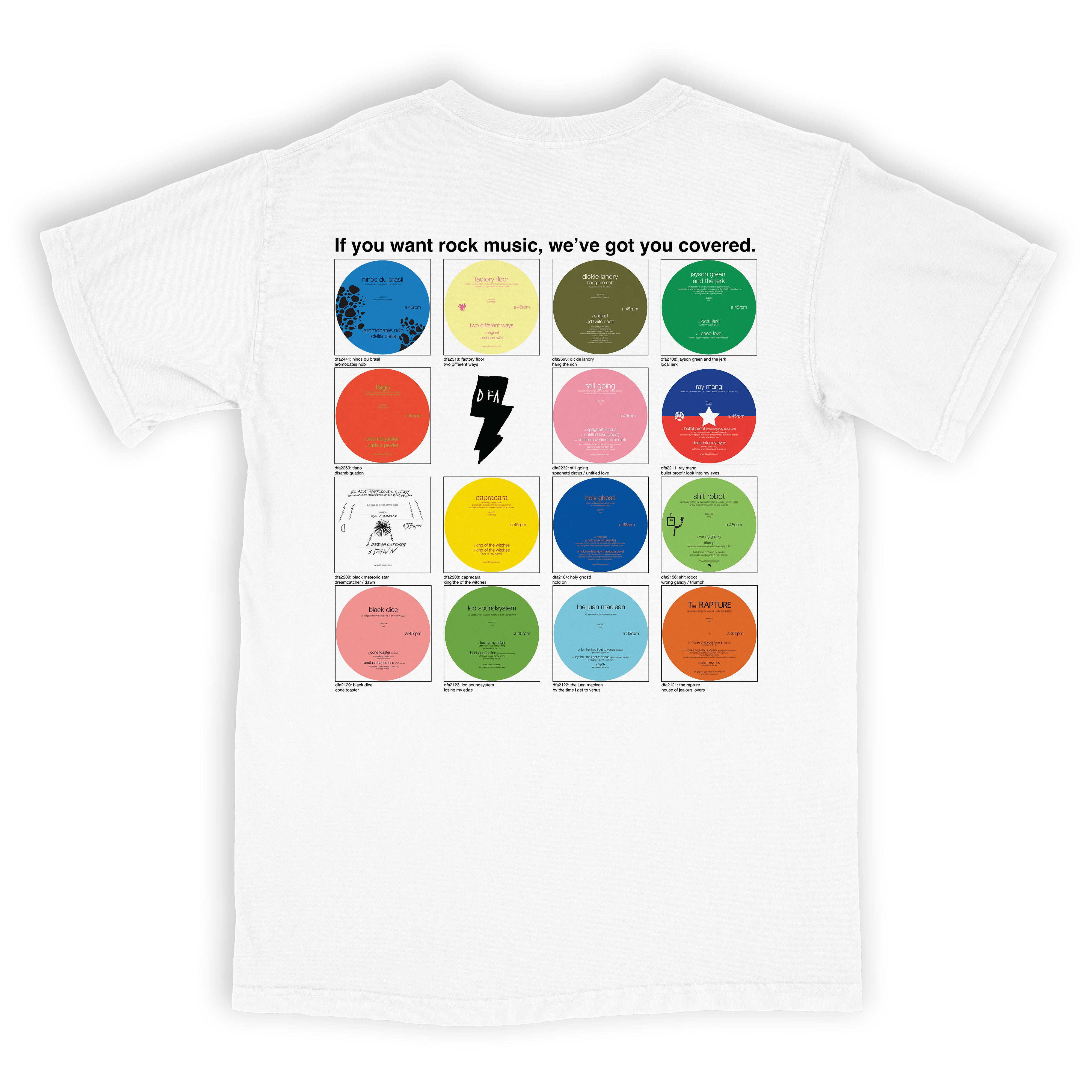 Rock Music T-Shirt – DFA Records