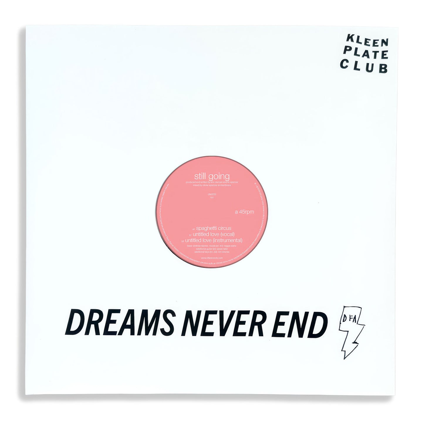 Still Going - Spaghetti Circus (feat. Reggie Watts) 12"