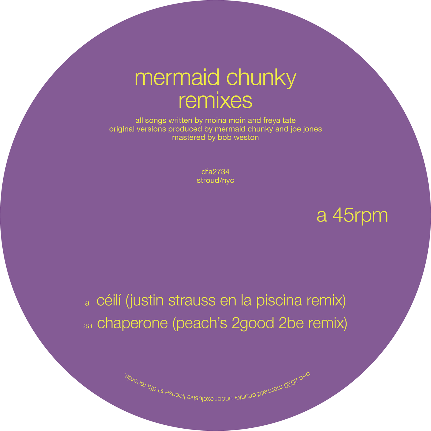 Mermaid Chunky - Remixes 12"