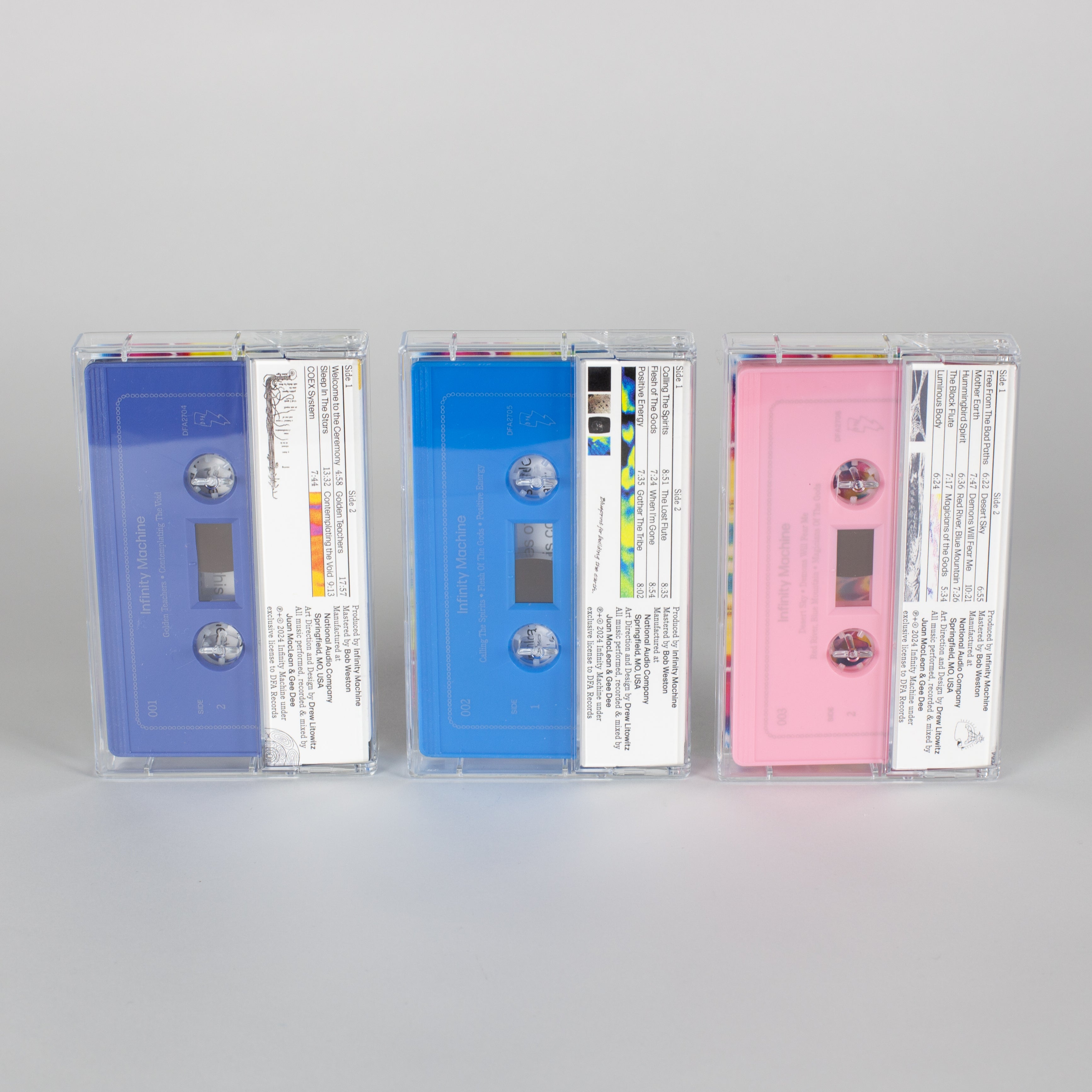 Infinity Machine - 001, 002, 003 Cassette Bundle – DFA Records