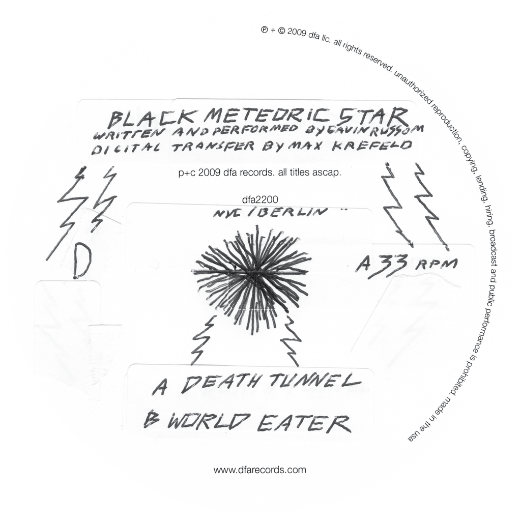 Black Meteoric Star - Death Tunnel b/w World Eater 12"