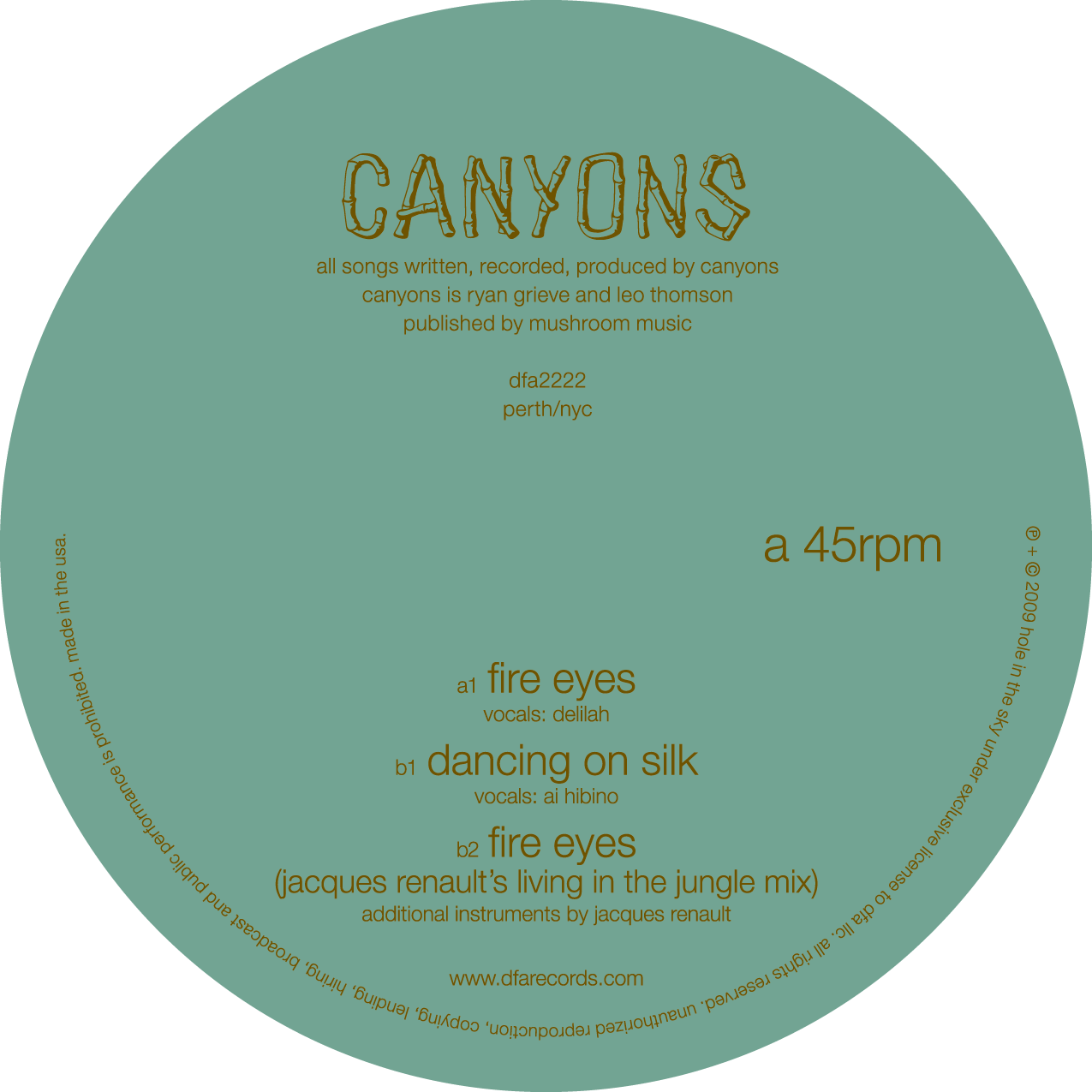 Canyons - Fire Eyes