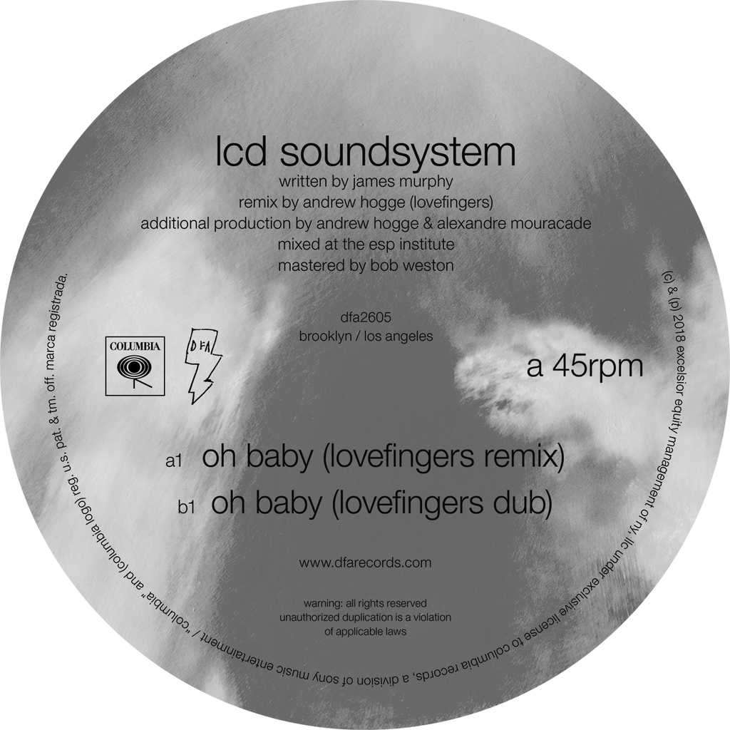 LCD Soundsystem - Oh Baby (Lovefingers Remixes) 12"