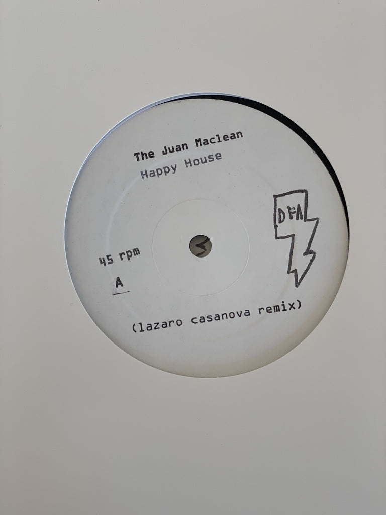 The Juan Maclean - Happy House - Remixes #1 (White Label) 12"