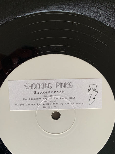 Shocking Pinks - Smoke Screen The Glimmers Remixes (White Label 12")