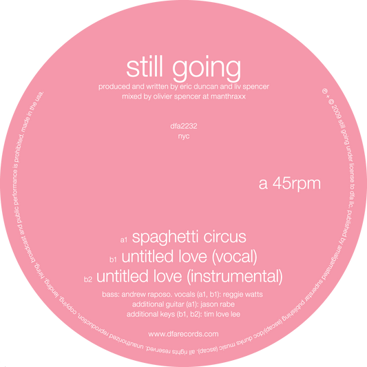Still Going - Spaghetti Circus (feat. Reggie Watts) 12"